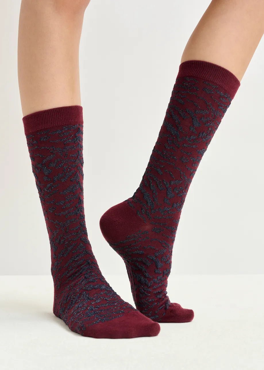 Essentiel Antewrp Ifari zebra jacquard socks - Fifi & Moose BoutiqueFifi & Moose BoutiqueFifi & Moose BoutiqueClothing