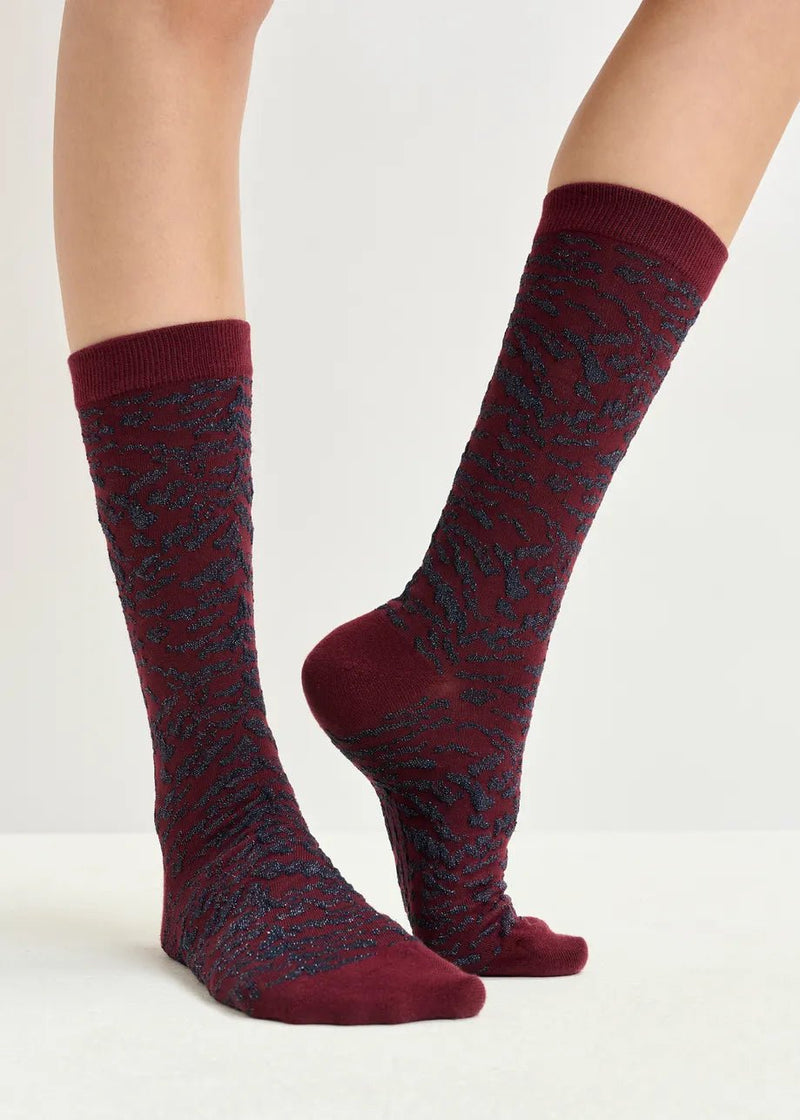 Essentiel Antewrp Ifari zebra jacquard socks - Fifi & Moose BoutiqueFifi & Moose BoutiqueFifi & Moose BoutiqueClothing