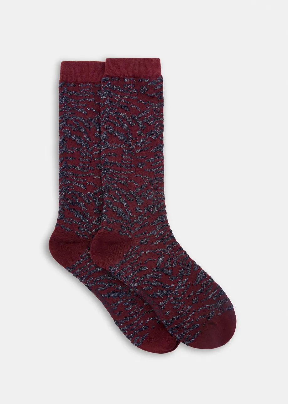Essentiel Antewrp Ifari zebra jacquard socks - Fifi & Moose BoutiqueFifi & Moose BoutiqueFifi & Moose BoutiqueClothing