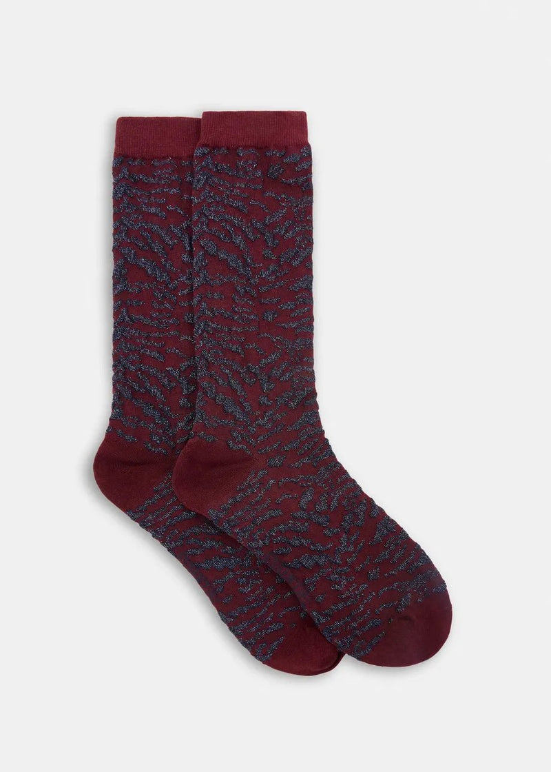 Essentiel Antewrp Ifari zebra jacquard socks - Fifi & Moose BoutiqueFifi & Moose BoutiqueFifi & Moose BoutiqueClothing