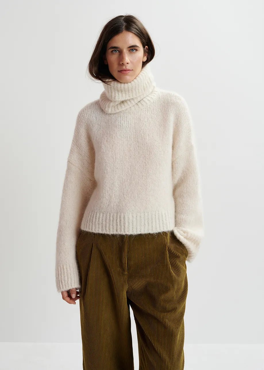 Essentiel Antwerp Griffin knit pull with collar - Fifi & Moose BoutiqueFifi & MooseFifi & Moose BoutiquePullover