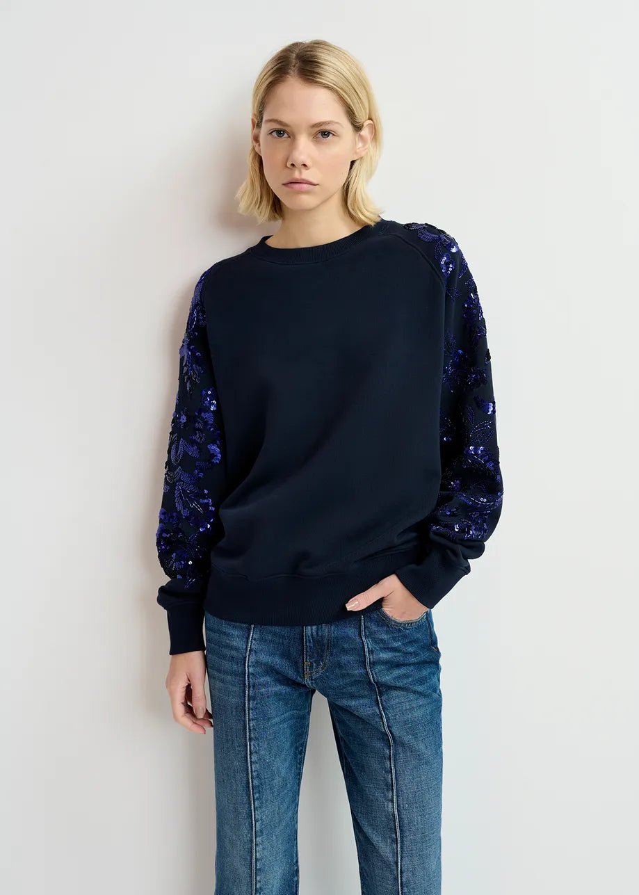 Essentiel Antwerp Guepe embroidered sweatshirt - Fifi & Moose BoutiqueFifi & MooseFifi & Moose BoutiqueSweatshirt