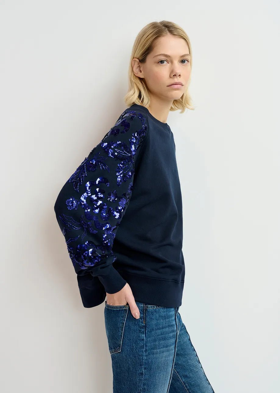 Essentiel Antwerp Guepe embroidered sweatshirt - Fifi & Moose BoutiqueFifi & MooseFifi & Moose BoutiqueSweatshirt