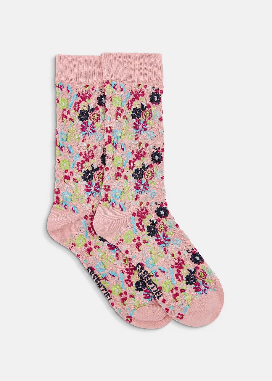 Essentiel Antwerp Gungle jacquard socks in Cotton Candy - Fifi & Moose BoutiqueFifi & MooseFifi & Moose BoutiqueSocks