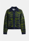 Essentiel Antwerp Iger zebra knitted jacket - Fifi & Moose BoutiqueFifi & Moose BoutiqueFifi & Moose BoutiqueCoats & Jackets