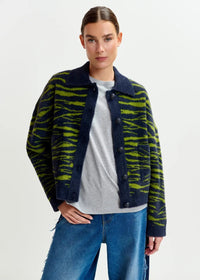 Essentiel Antwerp Iger zebra knitted jacket - Fifi & Moose BoutiqueFifi & Moose BoutiqueFifi & Moose BoutiqueCoats & Jackets