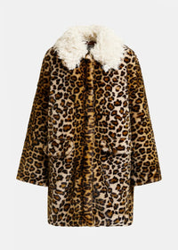 Essentiel Antwerp Ileopard print faux fur coat - Fifi & Moose BoutiqueFifi & Moose BoutiqueFifi & Moose BoutiqueCoats & Jackets