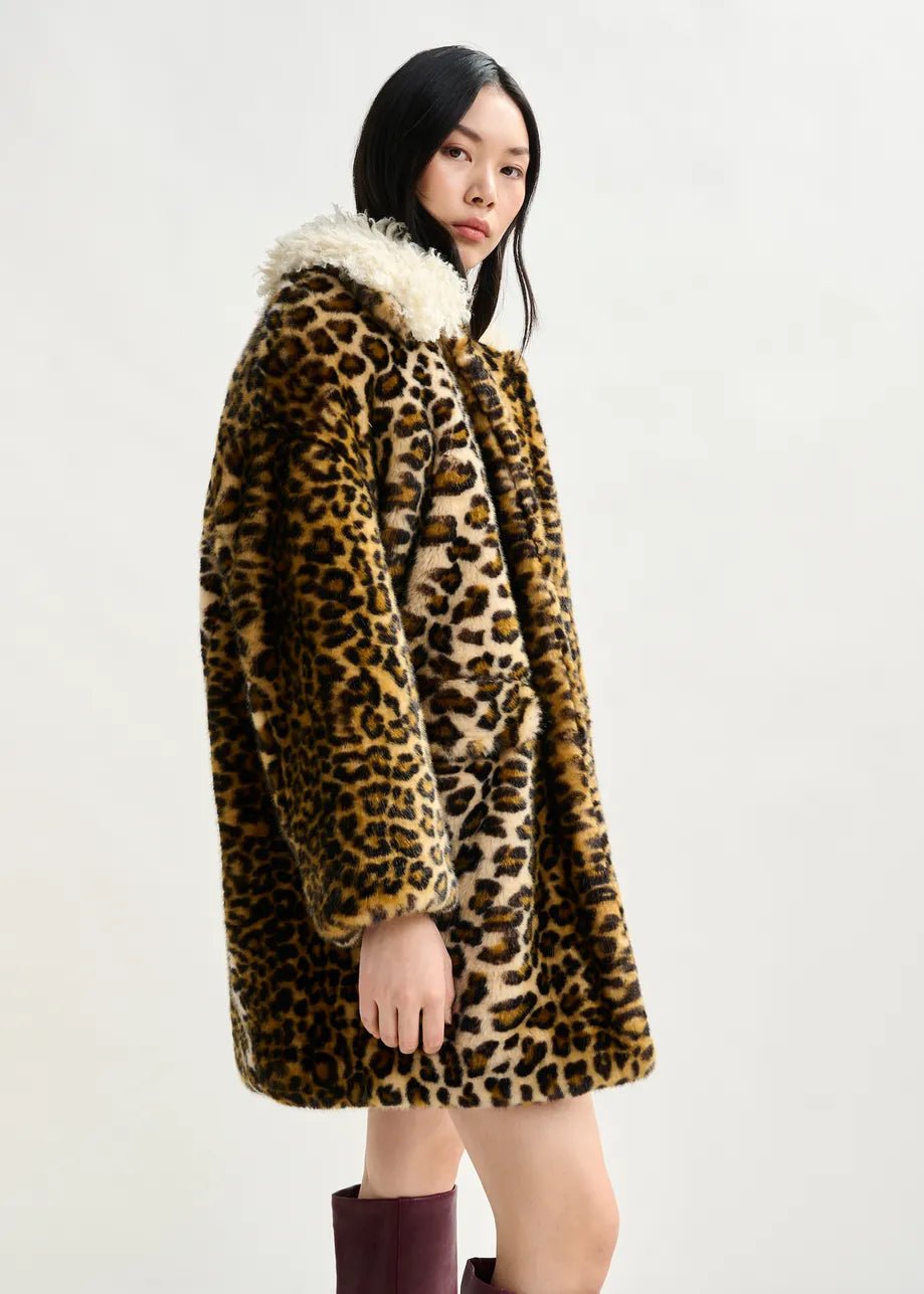 Essentiel Antwerp Ileopard print faux fur coat - Fifi & Moose BoutiqueFifi & Moose BoutiqueFifi & Moose BoutiqueCoats & Jackets