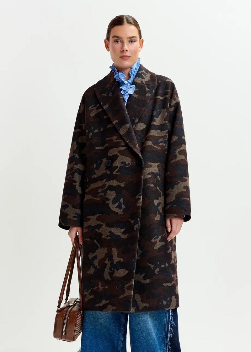 Essentiel Antwerp Imperfection oversized coat - Fifi & Moose BoutiqueFifi & Moose BoutiqueFifi & Moose BoutiqueCoats & Jackets