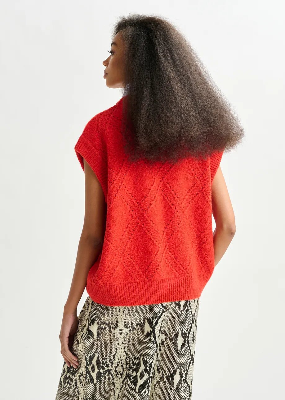 Essentiel Antwerp Import Sleeveless Pullover - Fifi & Moose BoutiqueFifi & MooseFifi & Moose BoutiquePullover