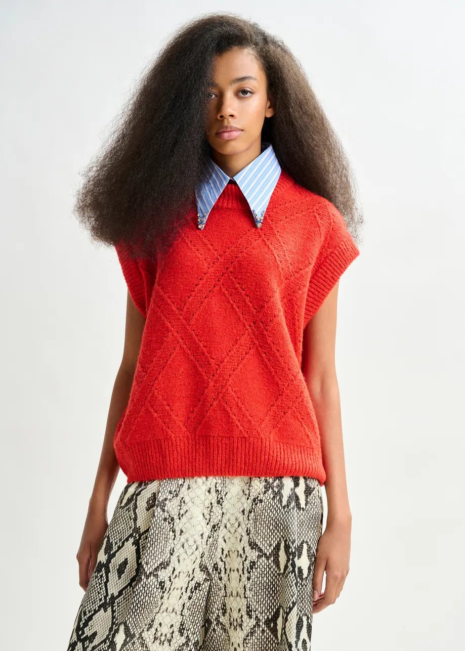 Essentiel Antwerp Import Sleeveless Pullover - Fifi & Moose BoutiqueFifi & MooseFifi & Moose BoutiquePullover