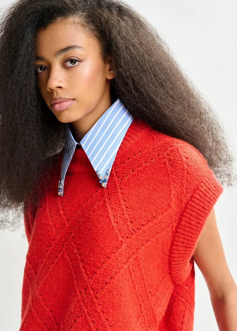 Essentiel Antwerp Import Sleeveless Pullover - Fifi & Moose BoutiqueFifi & MooseFifi & Moose BoutiquePullover