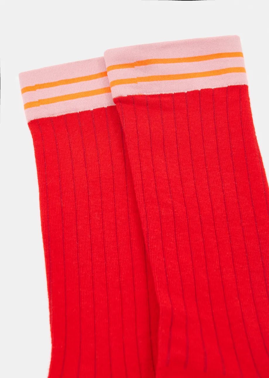 Essentiel Antwerp Imummy tricolour socks Red - Fifi & Moose BoutiqueFifi & MooseFifi & Moose BoutiqueClothing