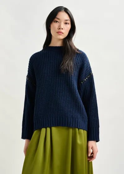 Essentiel Antwerp Indsay embellished pullover - Fifi & Moose BoutiqueFifi & Moose BoutiqueFifi & Moose BoutiquePullover