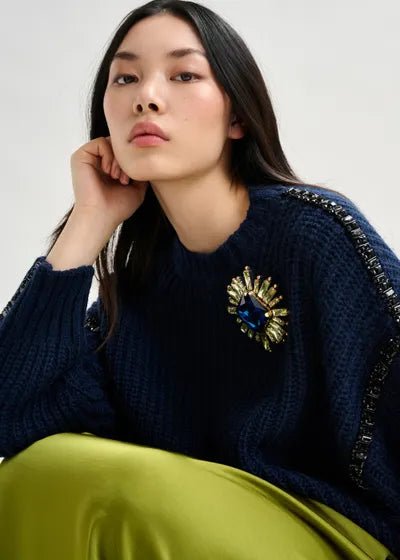 Essentiel Antwerp Indsay embellished pullover - Fifi & Moose BoutiqueFifi & Moose BoutiqueFifi & Moose BoutiquePullover
