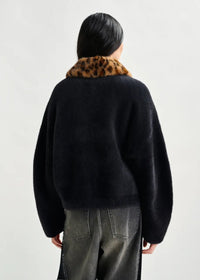 Essentiel Antwerp Intention jacket with collar - Black - Fifi & Moose BoutiqueFifi & Moose BoutiqueFifi & Moose BoutiqueCoats & Jackets
