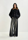 Essentiel Antwerp Intention jacket with collar - Black - Fifi & Moose BoutiqueFifi & Moose BoutiqueFifi & Moose BoutiqueCoats & Jackets