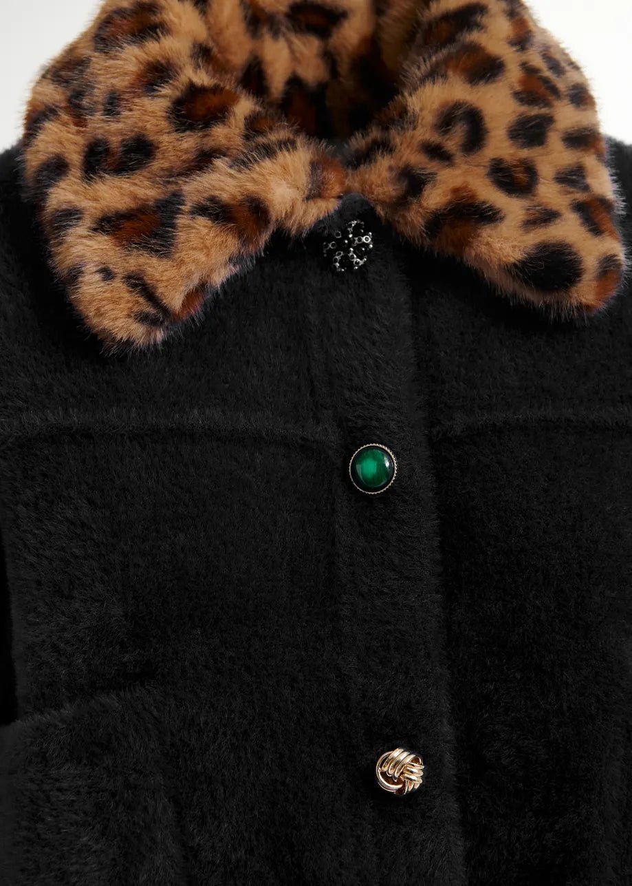 Essentiel Antwerp Intention jacket with collar - Black - Fifi & Moose BoutiqueFifi & Moose BoutiqueFifi & Moose BoutiqueCoats & Jackets