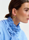 Essentiel Antwerp Ipojuca ruffle neckline shirt - Fifi & Moose BoutiqueFifi & Moose BoutiqueFifi & Moose BoutiqueShirt