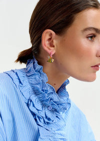 Essentiel Antwerp Ipojuca ruffle neckline shirt - Fifi & Moose BoutiqueFifi & Moose BoutiqueFifi & Moose BoutiqueShirt