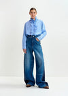Essentiel Antwerp Ipojuca ruffle neckline shirt - Fifi & Moose BoutiqueFifi & Moose BoutiqueFifi & Moose BoutiqueShirt