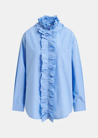 Essentiel Antwerp Ipojuca ruffle neckline shirt - Fifi & Moose BoutiqueFifi & Moose BoutiqueFifi & Moose BoutiqueShirt