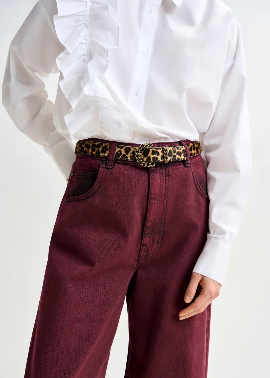 Essentiel Antwerp Ipony pony leather belt - Fifi & Moose BoutiqueFifi & Moose BoutiqueFifi & Moose BoutiqueBelt