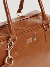 Essentiel Antwerp Iremy Shiny zipped bag - Cinnamon Rufous - Fifi & Moose BoutiqueFifi & Moose BoutiqueFifi & Moose BoutiqueBag