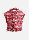 Essentiel Antwerp Ishani Fringed Gilet Hu - Fifi & Moose BoutiqueFifi & MooseFifi & Moose BoutiqueCoats & Jackets