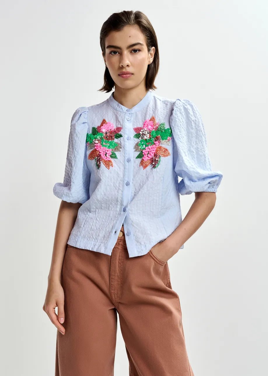 Essentiel Antwerp Jaiden Embellished Shirt - Fifi & Moose BoutiqueFifi & Moose BoutiqueFifi & Moose BoutiqueShirt