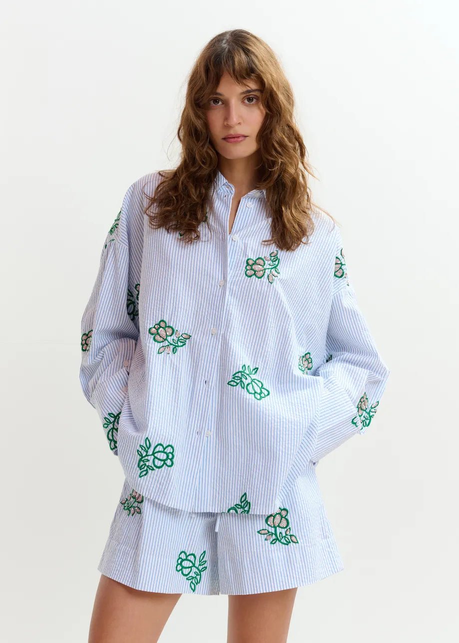 Essentiel Antwerp Jalinki embroidered Shirt - Fifi & Moose BoutiqueFifi & Moose BoutiqueFifi & Moose BoutiqueShirt