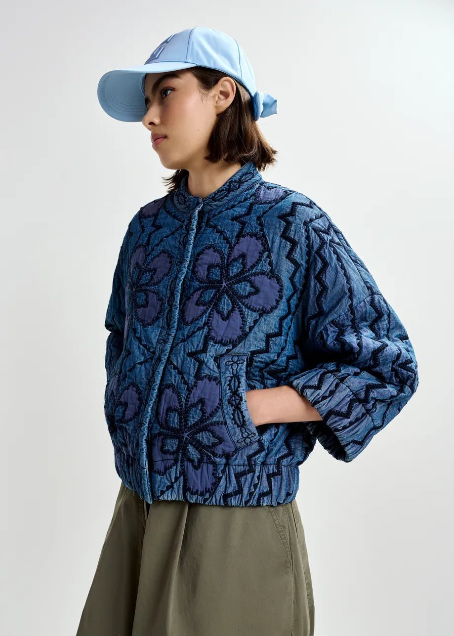 Essentiel Antwerp Jatropha Quilted Denim Jacket - Fifi & Moose BoutiqueFifi & Moose BoutiqueFifi & Moose BoutiqueCoats & Jackets