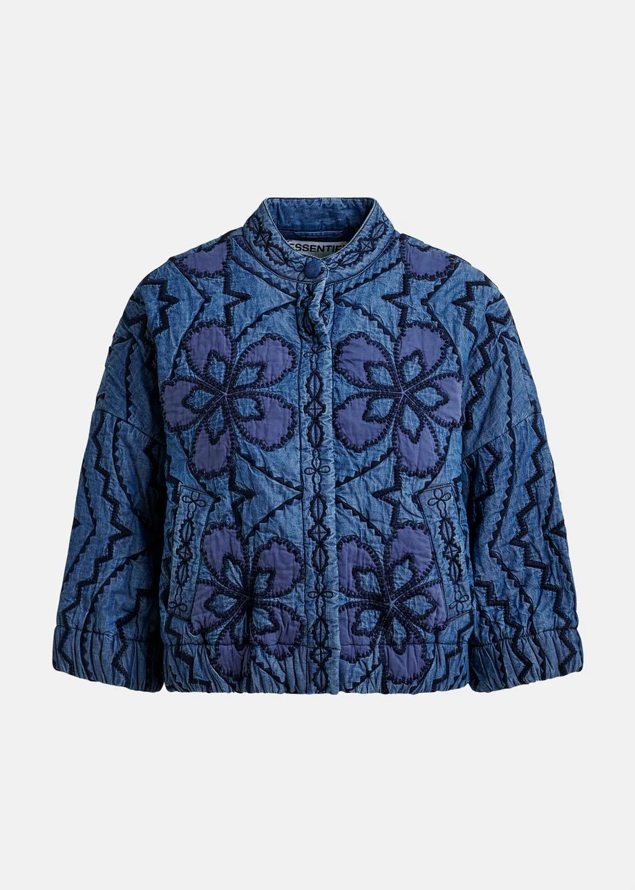 Essentiel Antwerp Jatropha Quilted Denim Jacket - Fifi & Moose BoutiqueFifi & Moose BoutiqueFifi & Moose BoutiqueCoats & Jackets