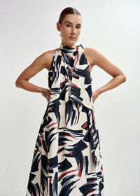 Essentiel Antwerp Jayda High Neck Maxi - Dress - Fifi & Moose BoutiqueFifi & Moose BoutiqueFifi & Moose BoutiqueDress