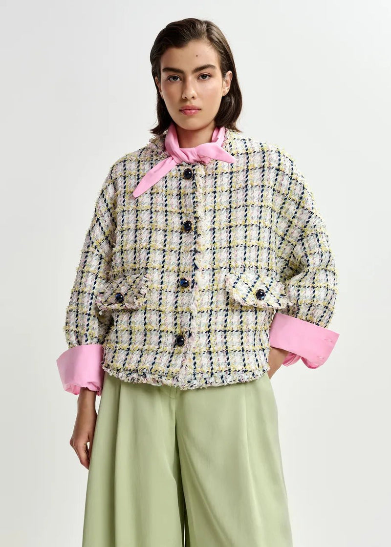 Essentiel Antwerp Jayden Boxy Cropped Jacket - Fifi & Moose BoutiqueFifi & Moose BoutiqueFifi & Moose BoutiqueCoats & Jackets