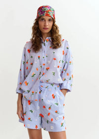 Essentiel Antwerp Jimena Embroidered Boxy Shirt - Fifi & Moose BoutiqueFifi & Moose BoutiqueFifi & Moose BoutiqueBlouse Shirt