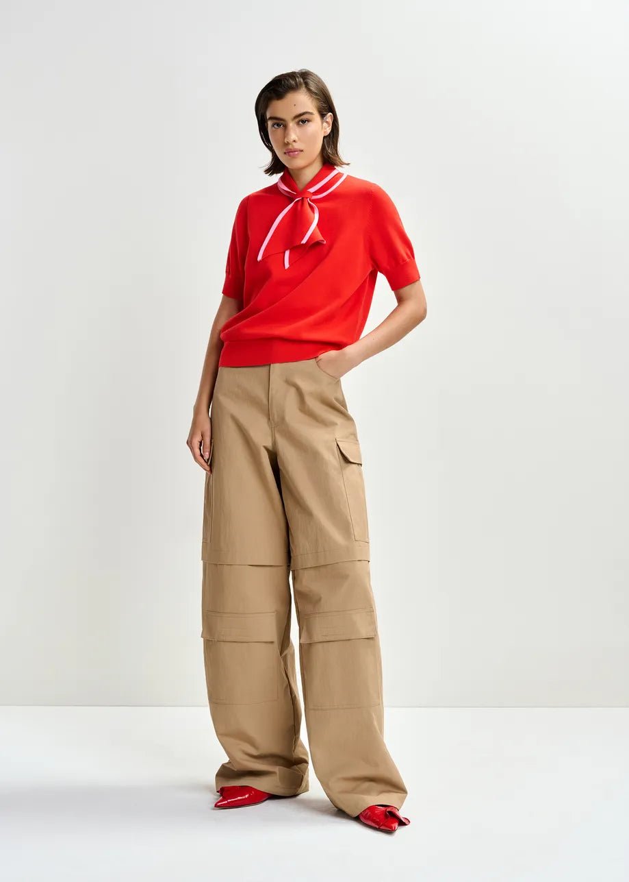 Essentiel Antwerp Jonda Contrast Polo - Fifi & Moose BoutiqueFifi & Moose BoutiqueFifi & Moose BoutiqueBlouse