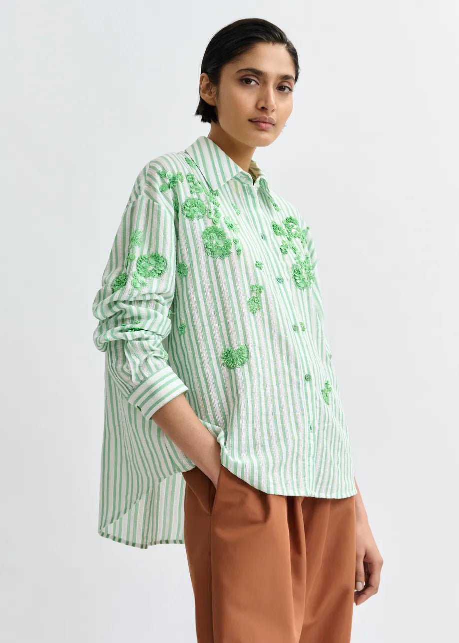 Essentiel Antwerp Julieta Embellished Shirt - Fifi & Moose BoutiqueFifi & Moose BoutiqueFifi & Moose BoutiqueBlouse Shirt