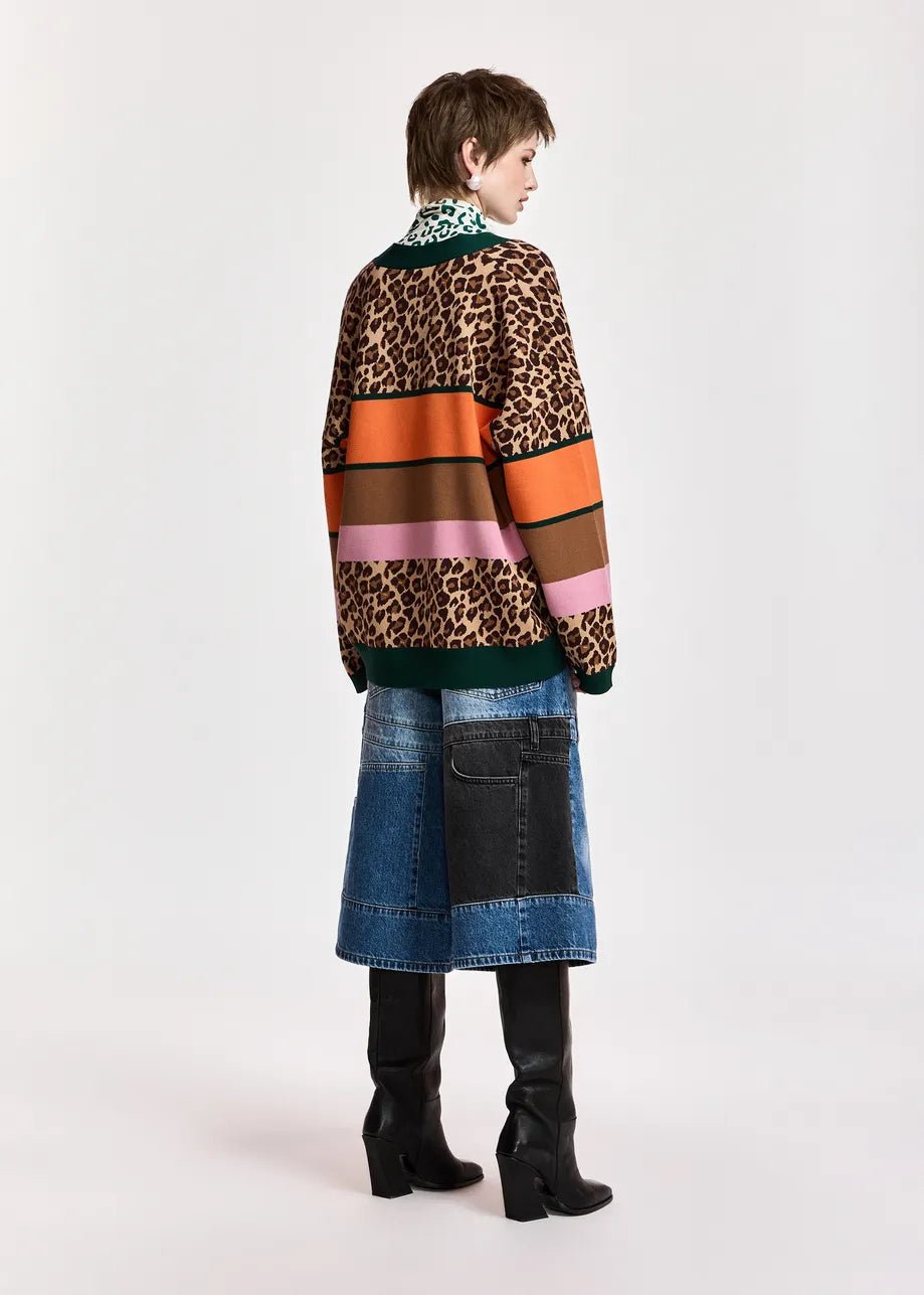 Essentiel Antwerp Kaudi Striped Knit Cardigan - Fifi & Moose BoutiqueFifi & Moose BoutiqueFifi & Moose BoutiqueCardigans