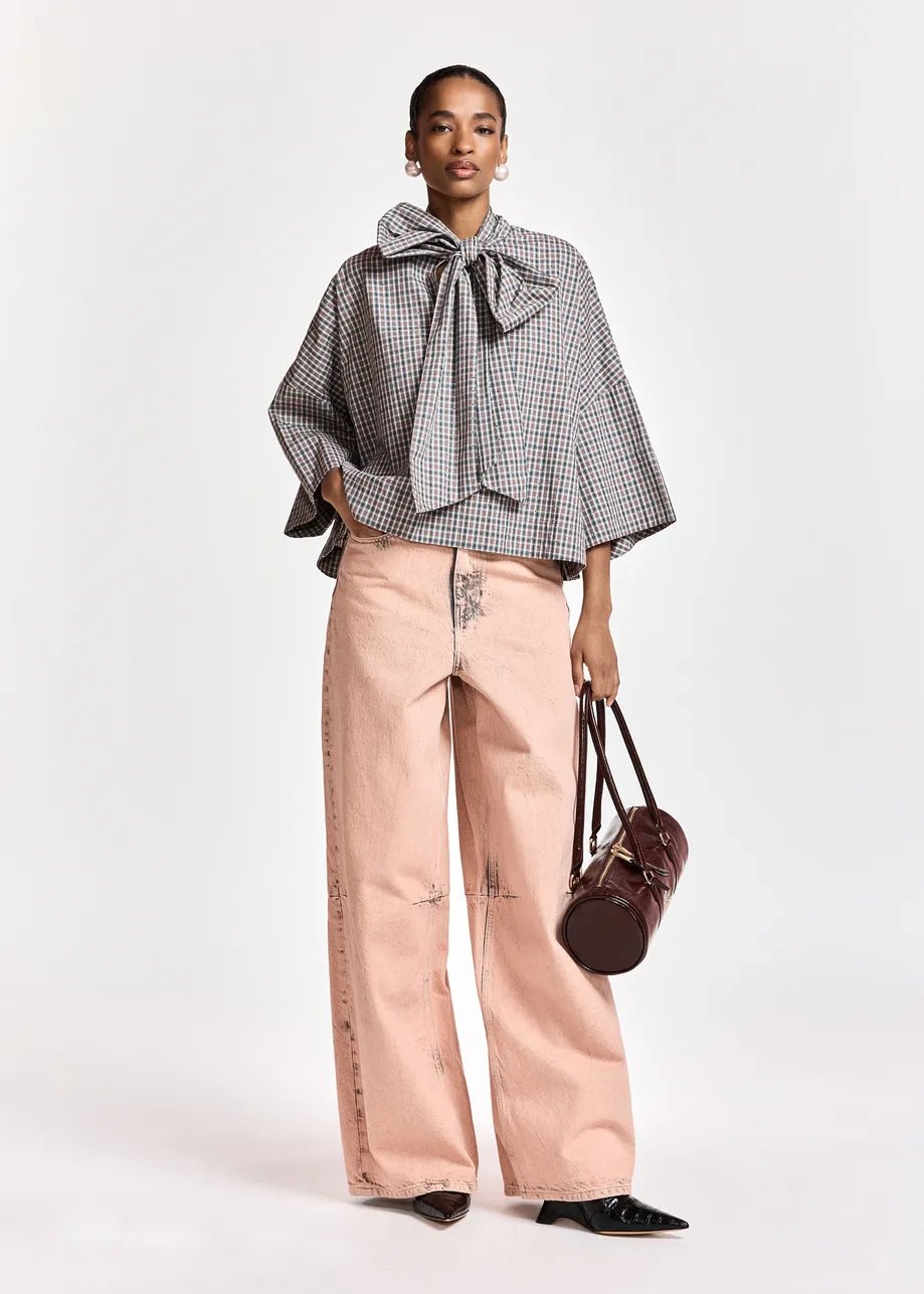 Essentiel Antwerp Kefir Pussy Bow Tie Top - Fifi & Moose BoutiqueFifi & Moose BoutiqueFifi & Moose BoutiqueBlouse Shirt