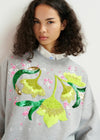 Essntiel Antwerp Hotanical boxy sweatshirt - Fifi & Moose BoutiqueFifi & MooseFifi & Moose BoutiqueClothing