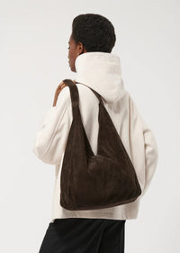 Humility Brown Suede hobo handbag - Fifi & Moose BoutiqueFifi & Moose BoutiqueFifi & Moose BoutiqueBag