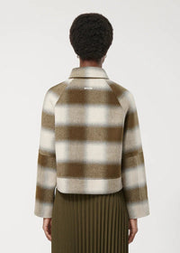 Humility Khaki and white tie & dye checkered jacket - Fifi & Moose BoutiqueFifi & Moose BoutiqueFifi & Moose BoutiqueCoats & Jackets
