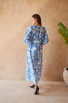 Inoa Saigon Dress in Paisley Azure - Fifi & Moose BoutiqueFifi & MooseFifi & Moose BoutiqueClothing