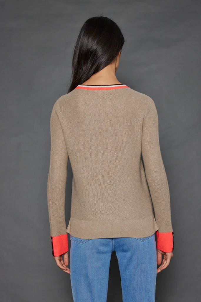 Lisa Todd Candy Cuff Cotton Cashmere Crew Neck Sweater - Fifi & Moose BoutiqueFifi & MooseFifi & Moose BoutiqueSweater