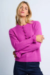 Lisa Todd The Allure Henley sweater - Hot Orchid - Fifi & Moose BoutiqueFifi & Moose BoutiqueFifi & Moose BoutiqueClothing