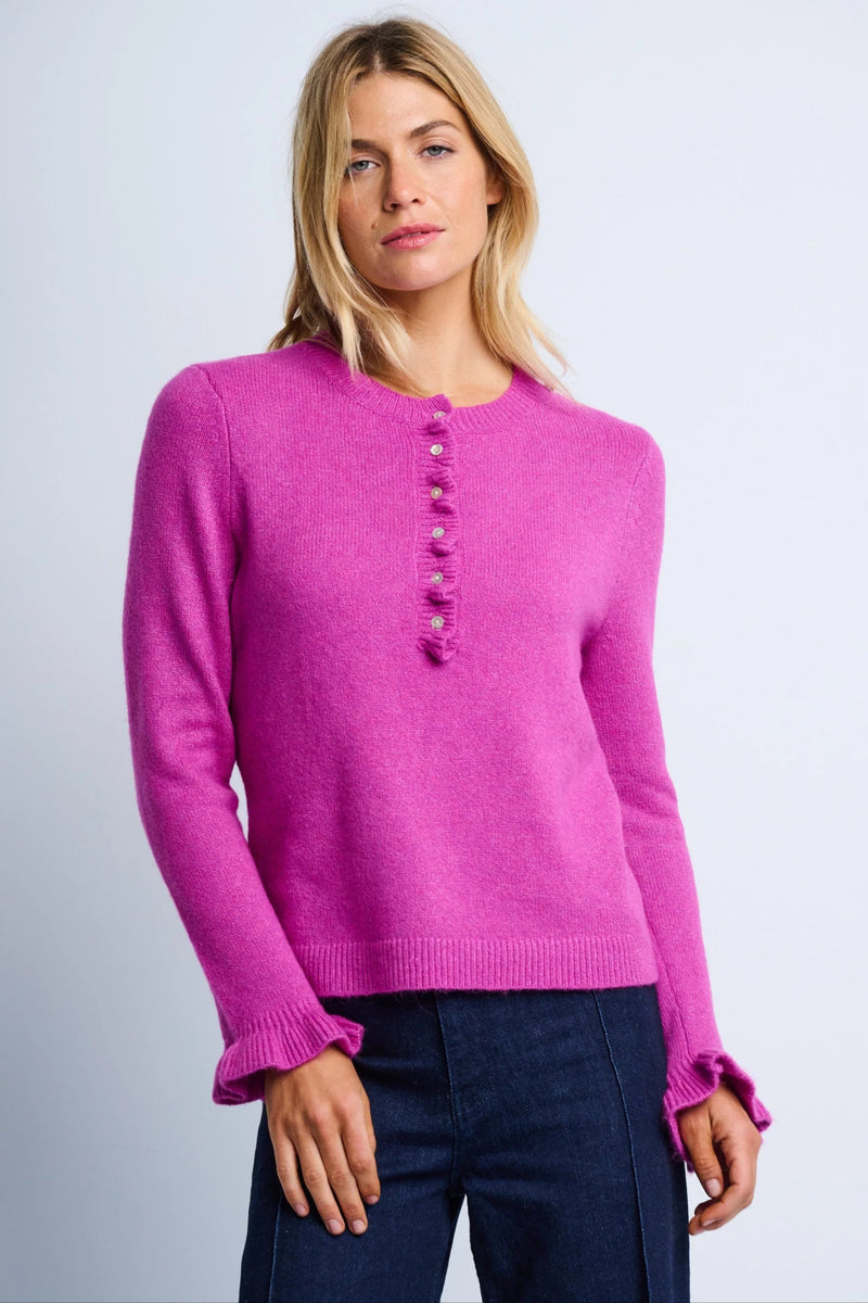Lisa Todd The Allure Henley sweater - Hot Orchid - Fifi & Moose BoutiqueFifi & Moose BoutiqueFifi & Moose BoutiqueClothing