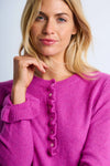 Lisa Todd The Allure Henley sweater - Hot Orchid - Fifi & Moose BoutiqueFifi & Moose BoutiqueFifi & Moose BoutiqueClothing