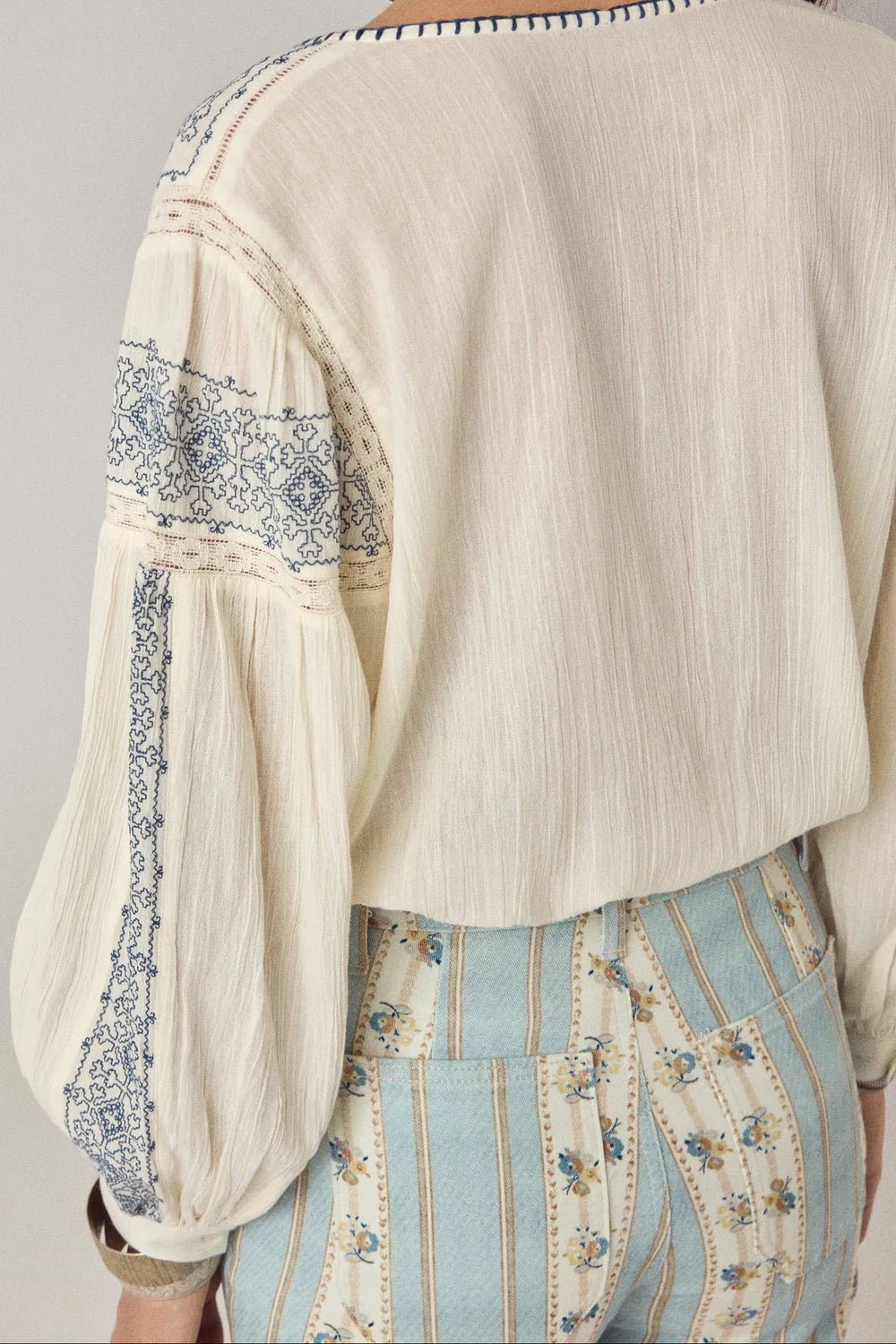 Maison Hotel Claudia Blouse Indigo Poet - Fifi & Moose BoutiqueFifi & Moose BoutiqueFifi & Moose BoutiqueBlouse