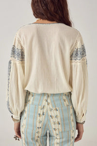 Maison Hotel Claudia Blouse Indigo Poet - Fifi & Moose BoutiqueFifi & Moose BoutiqueFifi & Moose BoutiqueBlouse